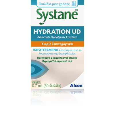 SYSTANE Hydration UD Λιπαντικές Οφθαλμικές Σταγόνες 30x0.7ml