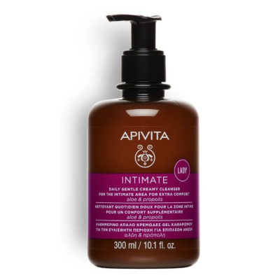APIVITA Intimate LADY Απαλό Υγρό Καθαρισμού για την Ευαίσθητη Περιοχή με Αλόη & Πρόπολη 300ml APIVITA Intimate LADY Απαλό Υγρό Καθαρισμού για την Ευαίσθητη Περιοχή με Αλόη & Πρόπολη 300ml