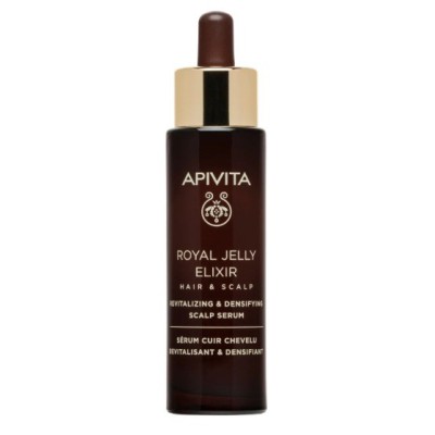 APIVITA Royal Jelly Elixir Hair & Scalp Revitalizing & Densifying Scalp Serum Ορός Τριχωτού Αναζωογόνησης & Πυκνότητας με Βασιλικό Πολτό 50ml