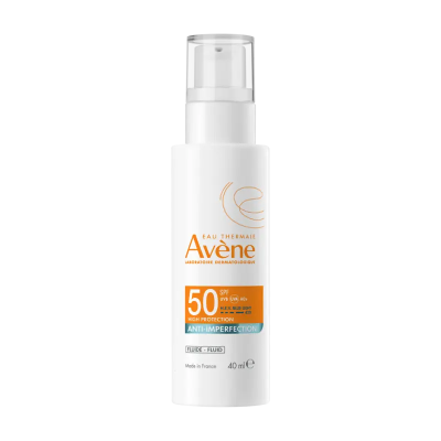AVENE Sun Anti-Imperfection Fluide Αντηλιακή Κρέμα Προσώπου με Λεπτόρρευστη Υφή Κατά των Ατελειών SPF50 40ml AVENE Sun Anti-Imperfection Fluide Αντηλιακή Κρέμα Προσώπου με Λεπτόρρευστη Υφή Κατά των Ατελειών SPF50 40ml
