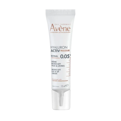 AVENE Hyaluron Activ Procedure Retinal Micro Lift Κρέμα Ματιών & Χειλιών με 0.05% Ρετινάλη 15ml