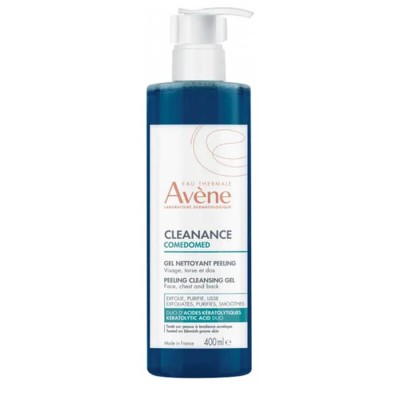 AVENE Cleanance Comedomed Peeling Cleansing Gel Τζέλ Καθαρισμού και Απολέπισης για Δέρμα με Τάση Ακμής 400ml