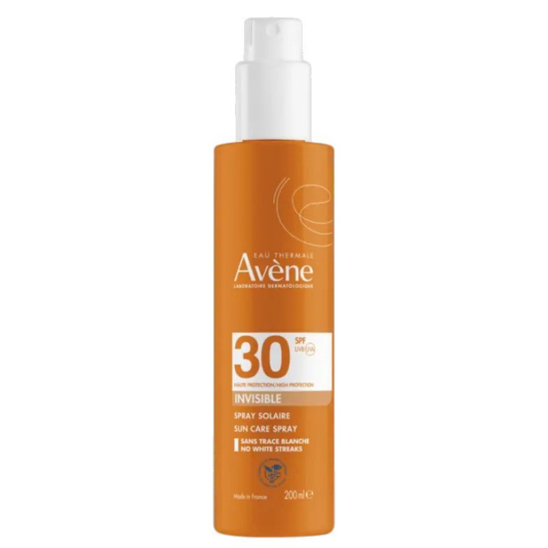 AVENE Sun Spray Solaire Invisible Αντηλιακό Σπρέι SPF30 200ml