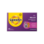 BAYER Supradyn Relax Συμπλήρωμα Διατροφής για Χαλάρωση με Πσιφλόρα , Βαλεριάνα και Παπαρούνα Καλιφόρνιας 60 Κάψουλες
