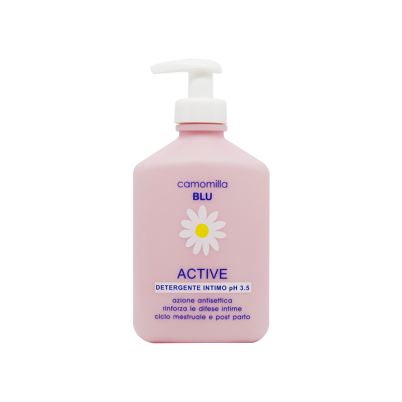 CAMOMILLA BLU Active Intimate Wash Υγρό Καθαρισμού Ευαίσθητης Περιοχής pH3.5 300ml