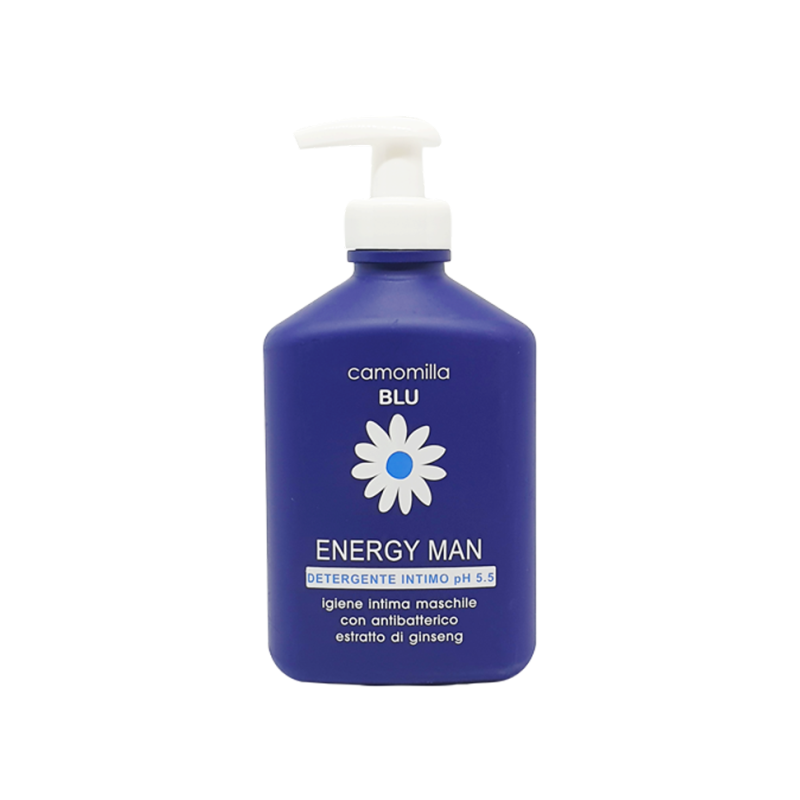 CAMOMILLA BLU Energy Man Intimate Wash Λοσιόν Καθαρισμού για την Ευαίσθητη Περιοχή του Άνδρα pH5.5 300ml