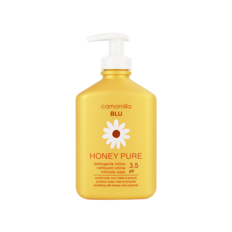 CAMOMILLA BLU Honey Pure Intimate Wash Υγρό Κθαρισμού Ευαίσθητης Περιοχής με Μέλι και Πρόπολη pH3.5 300ml
