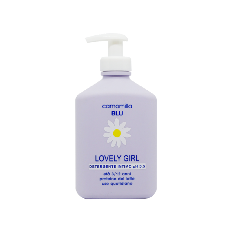 CAMOMILLA BLU Lovely Girl Intimate Wash Υγρό Καθαρισμού Ευαίσθητης Περιοχής για Κορίτσια Ηλικίας 3-12 Ετών pH5.5 300ml
