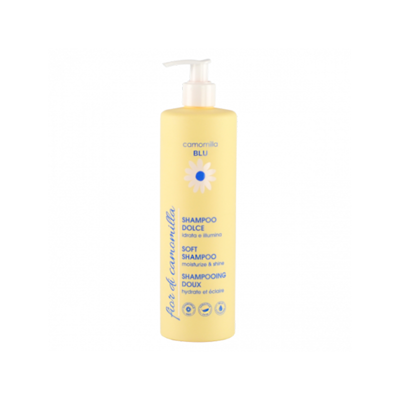 CAMOMILLA BLU Fior Di Camomilla Soft Shampoo Απαλό Σαμπουάν Μαλλιών για Καθημερινή Χρήση 500ml