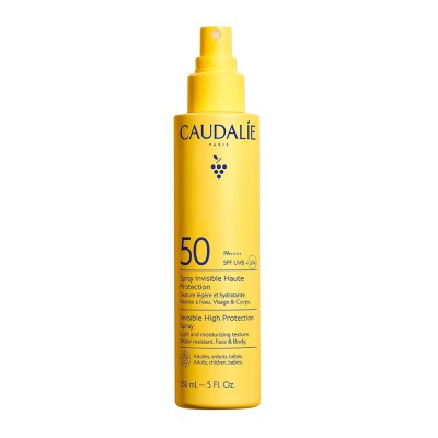 CAUDALIE Invisible High Protection Spray Αντηλιακό Σπρέι Προσώπου και Σώματος SPF50 150ml