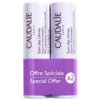 CAUDALIE 1+1 Lip Conditioner Stick Balm Ενυδατικό Στίκ για τα Χείλη 2x4.5gr