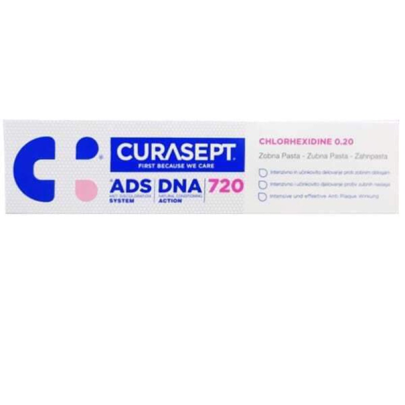 CURASEPT ADS DNA 720 Chlorhexidine 0.20% Οδοντόκρεμα 75ml
