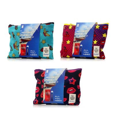 DUREX 1+1 Bleeker & Love Summer Kit Sensitive Προφυλακτικά 12τμχ & Classic H2O Λιπαντικό 50ml 