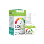 LOSEBIG Diet Oral Spray Stop Snacking Συμπλήρωμα Διατροφής για Σταμάτημα του Τσιμπολογήματος με Γεύση Πράσινο Μήλο 30ml