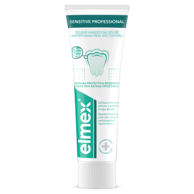 ELMEX Sensitive Professional Οδοντόκρεμα για την Άμεση και Μακροχρόνια Ανακούφιση απο τον Πόνο των Ευαίσθητων Δοντιών 75ml