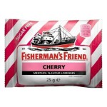 FISHERMAN'S FRIEND Καραμέλες για τον Λαιμό Χωρίς Ζάχαρη με Γεύση Κεράσι και Άρωμα Μενθόλης 25g