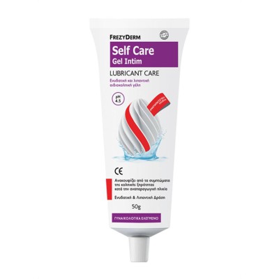 FREZYDERM Self Care Gel Intim Lubricant Care Ενυδατική και Λιπαντική Αιδιοκολπική Γέλη pH4.5 50g FREZYDERM Self Care Gel Intim Lubricant Care Ενυδατική και Λιπαντική Αιδιοκολπική Γέλη pH4.5 50g