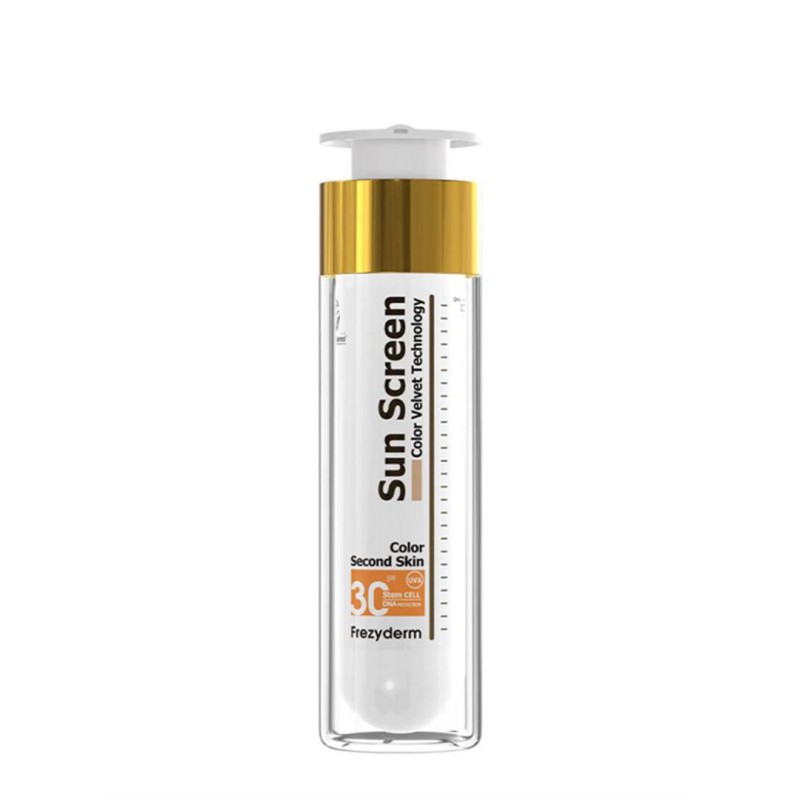 FREZYDERM Second Skin Velvet Tinted Face Cream Με Χρώμα Spf30 50ml