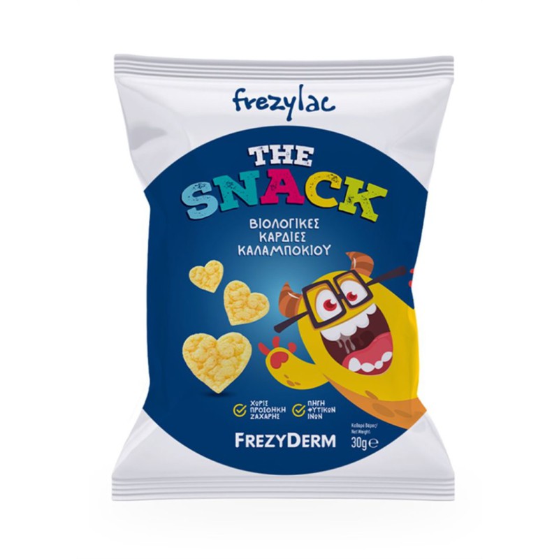 FREZYDERM Frezylac The Snack Βιολογικές Kαρδιές Kαλαμποκιού 30g
