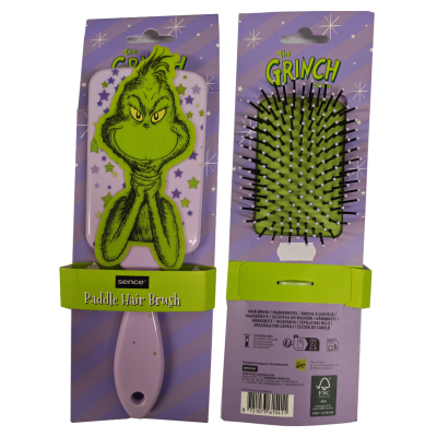 SENCE The Grinch Paddle Hair Brush Παιδική Βούρτσα για τα Μαλλιά 1τμχ