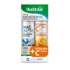 HEALTH AID 1+1 Magnesium+B6 Συμπλήρωμα Διατροφής για το Νευρομυικό Σύστημα 20 Αναβράζοντα Δισκία & Vitamin C 1000mg 20 Αναβράζοντα Δισκία