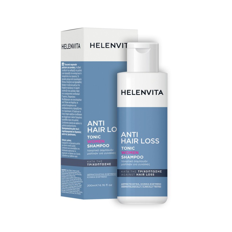 HELENVITA Anti Hair Loss Women Shampoo Τονωτικό Σαμπουαν Γυναικών Κατά της Τριχόπτωσης 200ml