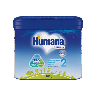 HUMANA 2 Optimum Βρεφικό Γάλα σε Σκόνη 400gr HUMANA 2 Optimum Βρεφικό Γάλα σε Σκόνη 400gr