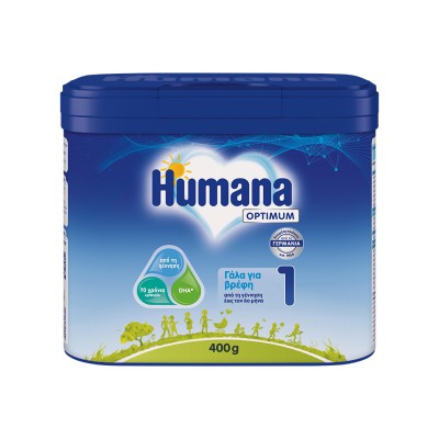 HUMANA 1 Optimum Βρεφικό Γάλα σε Σκόνη 400gr HUMANA 1 Optimum Βρεφικό Γάλα σε Σκόνη 400gr