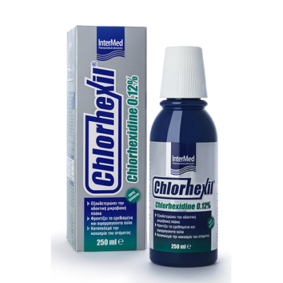 INTERMED Chlorhexil 0.12% Στοματικό Διάλυμα 250ml INTERMED Chlorhexil 0.12% Στοματικό Διάλυμα 250ml
