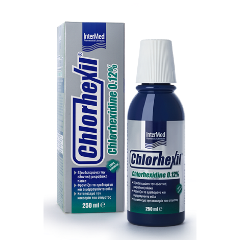 INTERMED Chlorhexil 0.12% Στοματικό Διάλυμα 250ml