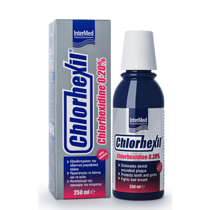 INTERMED Chlorhexil 0.20% Στοματικό Διάλυμα 250ml