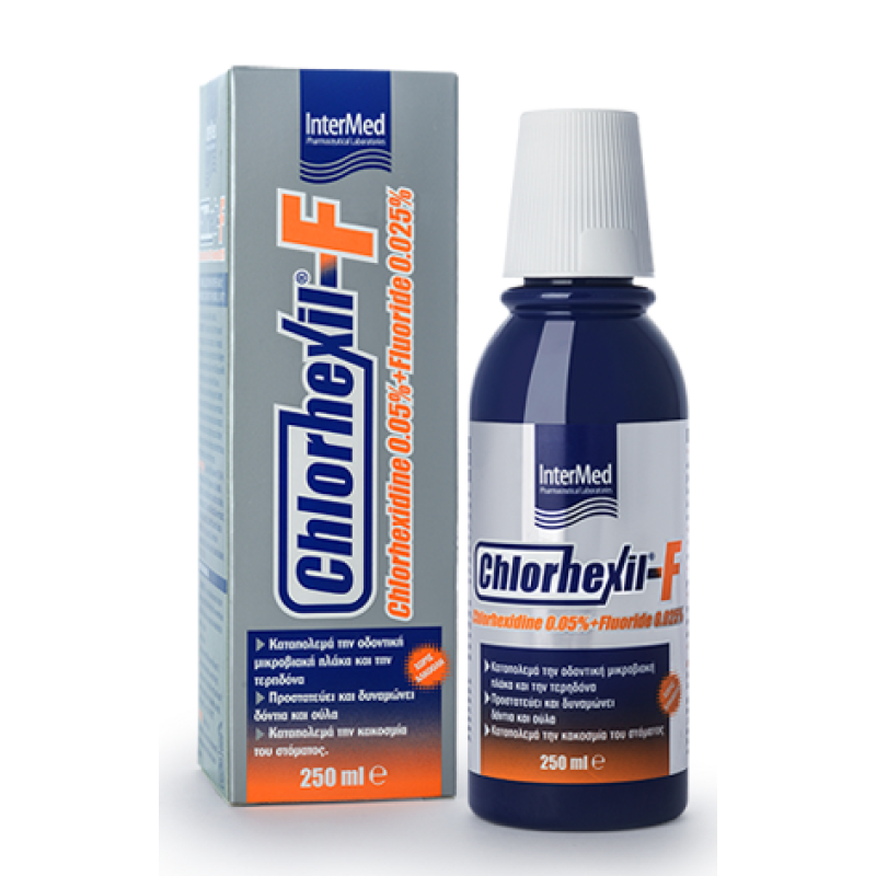 INTERMED Chlorhexil-F Στοματικό Διάλυμα 250ml
