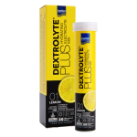 INTERMED Dextrolyte Plus Hydrating Electrolyte Mix 01 Lemon Συμπληρωμα Διατροφής με Ηλεκτρολύτες , Δεξτρόζη & Βιταμίνη Β2 και Γεύση Λεμόνι 20 Αναβράζοντα Δισκία