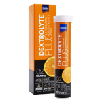 INTERMED Dextrolyte Plus Hydrating Electrolyte Mix 02 Orange Συμπληρωμα Διατροφής με Ηλεκτρολύτες , Δεξτρόζη & Φυλλικό Οξύ και Γεύση Πορτοκάλι 20 Αναβράζοντα Δισκία