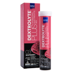 INTERMED Dextrolyte Plus Hydrating Electrolyte Mix 03 Raspberry Συμπληρωμα Διατροφής με Ηλεκτρολύτες , Δεξτρόζη & Βιταμίνη Β12 και Γεύση Βατόμουρο 20 Αναβράζοντα Δισκία