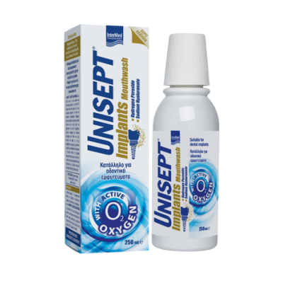 INTERMED Unisept Implants Mouthwash Στοματικό Διάλυμα για Οδοντικά Εμφυτεύματα 250ml INTERMED Unisept Implants Mouthwash Στοματικό Διάλυμα για Οδοντικά Εμφυτεύματα 250ml