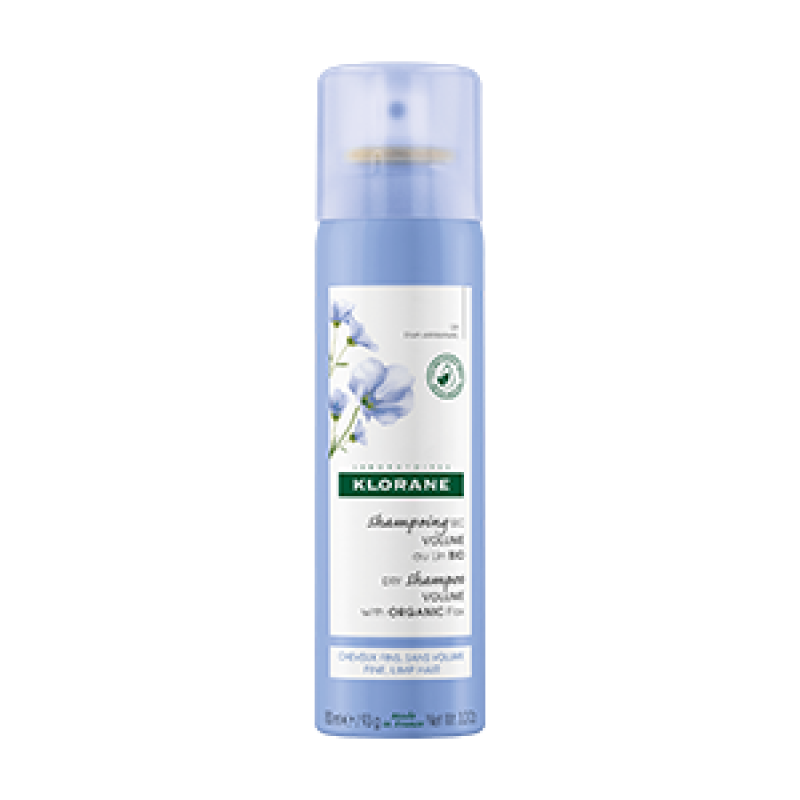 KLORANE Dry Shampoo Volume Ξηρό Σαμπουάν για Όγκο με Βιολογικό Λινάρι για Λεπτά Μαλλιά 150ml