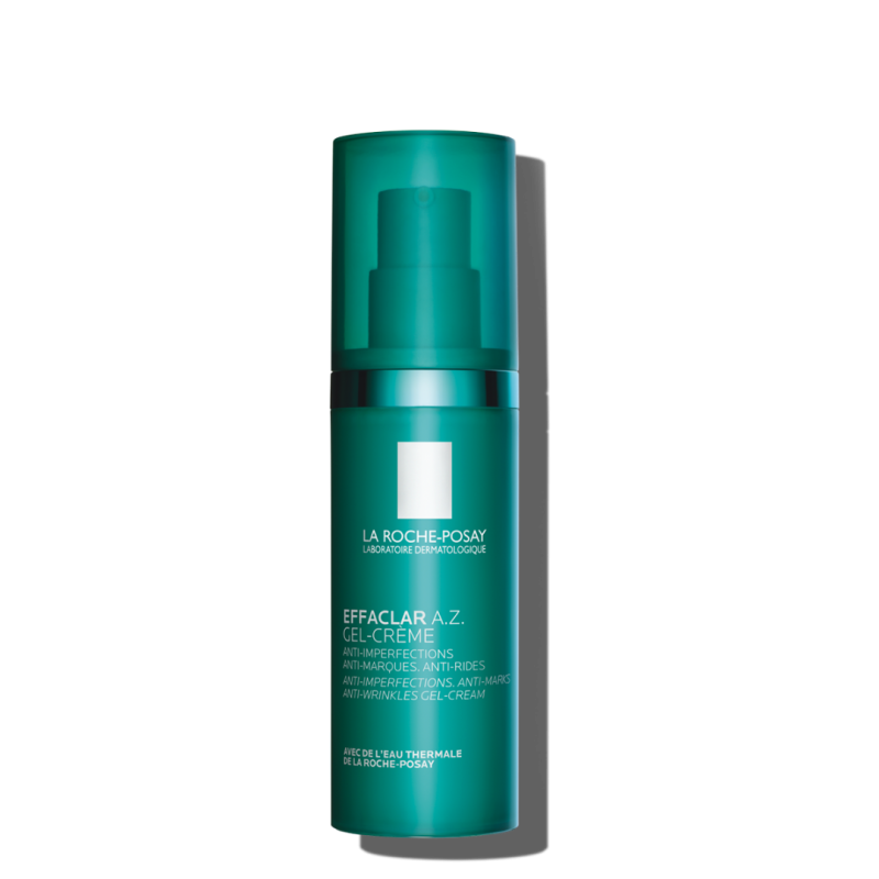 LA ROCHE POSAY Effaclar A.Z. Gel Cream Κρέμα Τζέλ με Αζελαϊκό, Σαλικυλικό & Υαλουρονικό Οξύ για Δράση κατά των Ατελειών και των Ρυτίδων 40ml