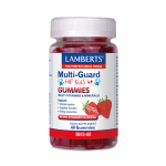 LAMBERTS Multi Guard For Kids Gummies Ζελεδάκια Πολυβιταμίνης για Παιδιά 4-14 Ετών 60 Ζελεδάκια