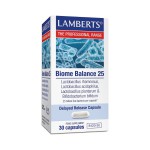 LAMBERTS Biome Balance 25 Billion Συμπλήρωμα Διατροφής με Προβιοτικά για την Καλή Υγεία του Εντέρου 30 Κάψουλες