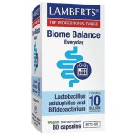 LAMBERTS Biome Balance Everyday 10 Billion Συμπλήρωμα Διατροφής με Προβιοτικά για την Καλή Υγεία του Εντέρου 60 Κάψουλες