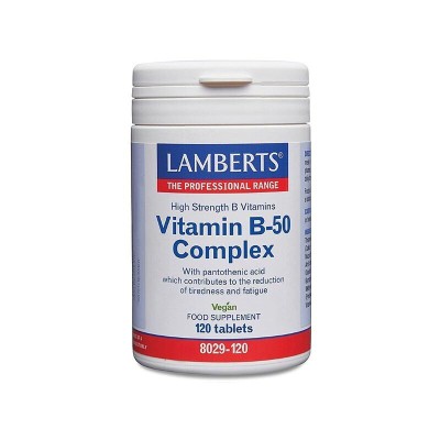 LAMBERTS Vitamin B-50 Complex 120 δισκία LAMBERTS Vitamin B-50 Complex 120 δισκία