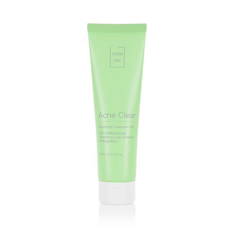 LAVISH CARE Acne Clear Clarifying Cleanser Gel Καθαριστικό Τζέλ Προσώπου Κατάλληλο για Λιπαρές και Ακνεικές Επιδερμίδες 150ml