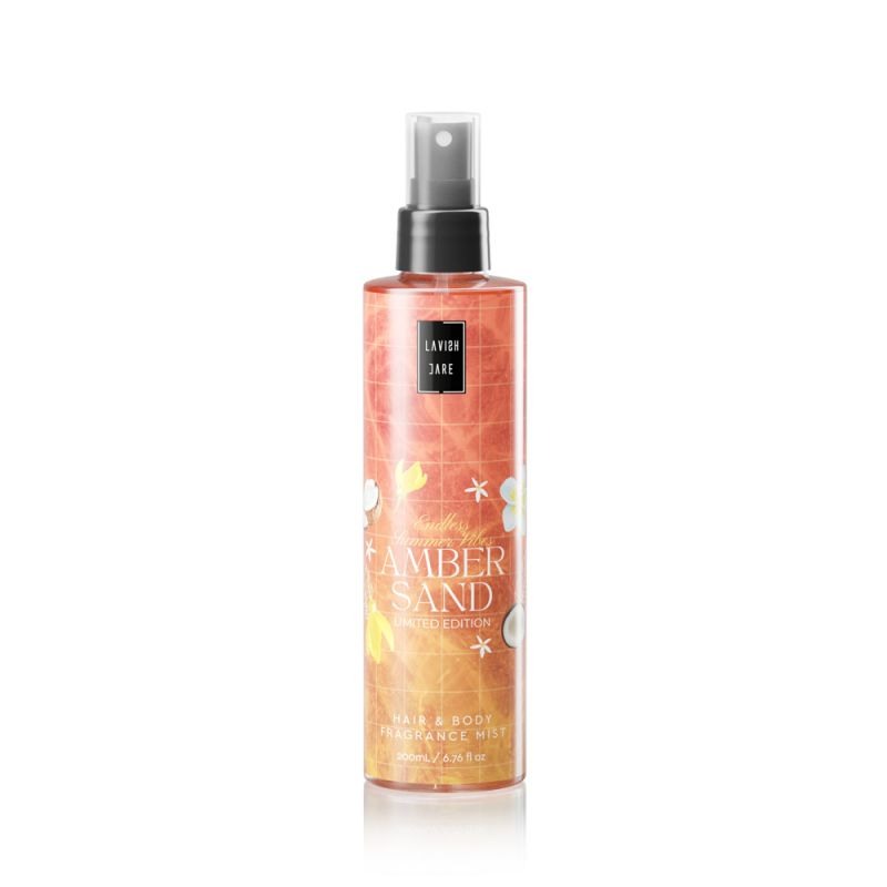 LAVISH CARE Endless Summer Vibes Amber Sand Hair & Body Fragrance Mist Αρωματικό Σπρέι Μαλλιών και Σώματος 200ml