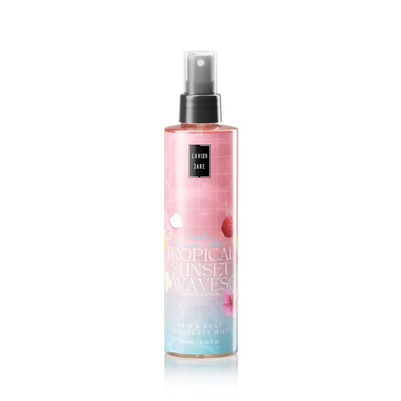 LAVISH CARE Endless Summer Vibes Tropical Sunset Waves Hair & Body Fragrance Mist Αρωματικό Σπρέι Μαλλιών και Σώματος 200ml