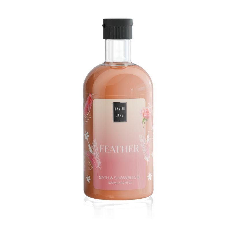 LAVISH CARE Feather Bath & Shower Gel Αφρόλουτρο Σώματος 500ml
