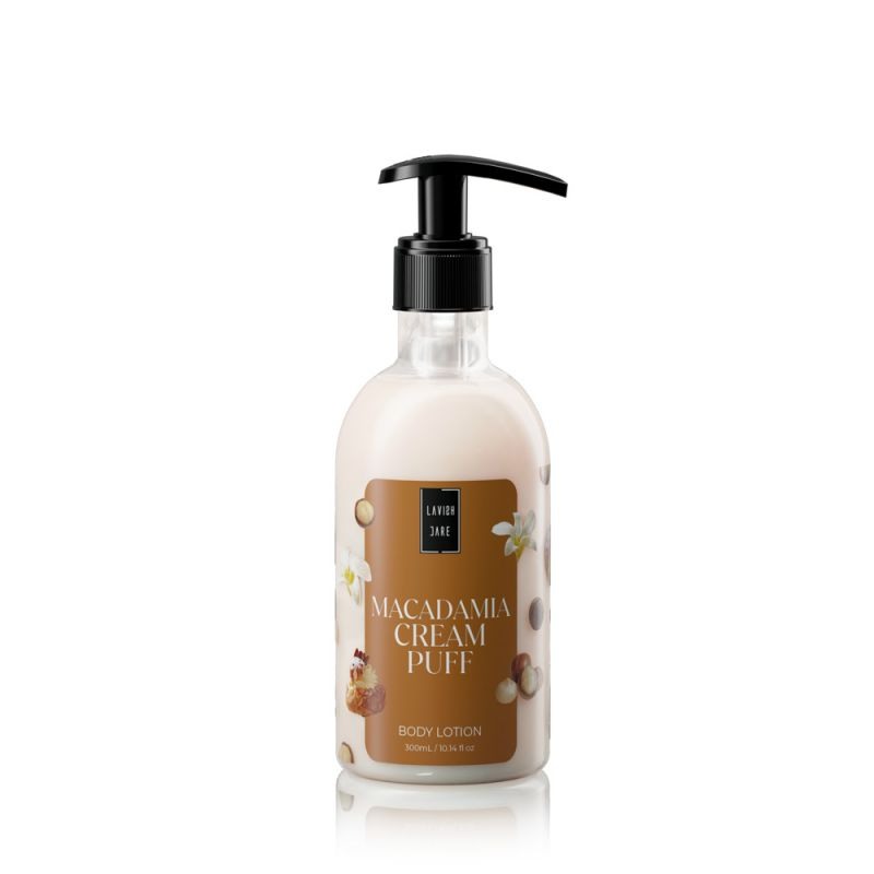 LAVISH CARE Macadamia Cream Puff Body Lotion Ενυδατική Κρέμα Σώματος 300ml
