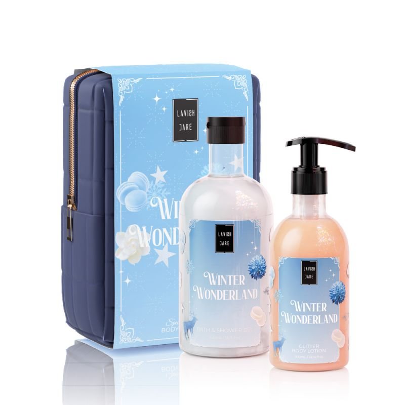 LAVISH CARE Winter Wonderland Christmas Set Αφρόλουτρο 500ml & Κρέμα Σώματος 300ml