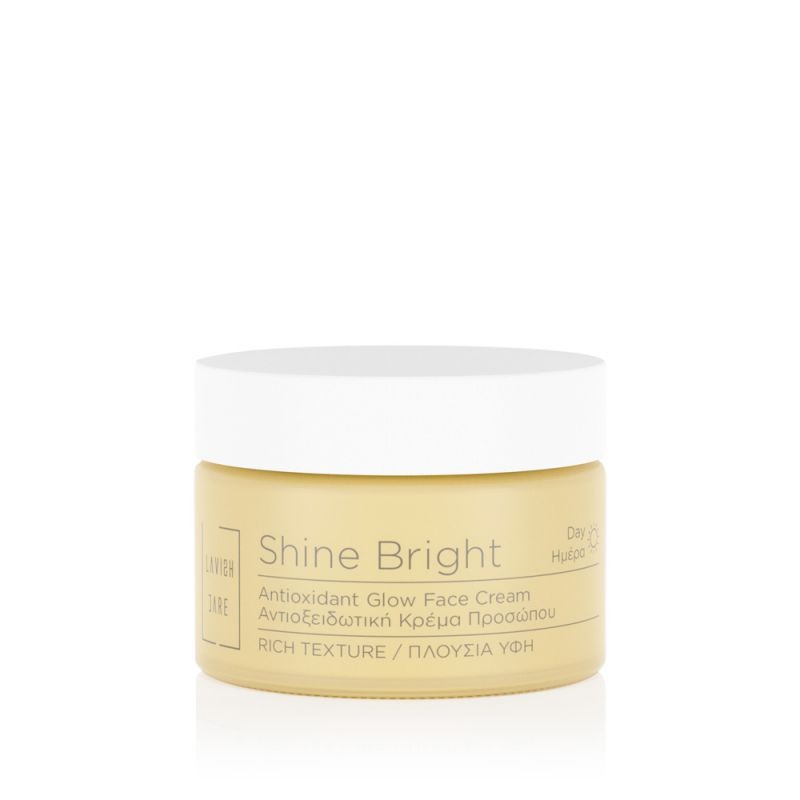 LAVISH CARE Shine Bright Antioxidant Glow Face Cream Αντιοξειδωτική Κρέμα Προσώπου Πλούσιας Υφής 50ml