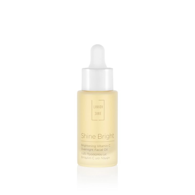LAVISH CARE Shine Bright Brightening Vitamin-C Overnight Facial Oil Ενυδατικό Έλαιο Προσώπου Νυχτός 30ml